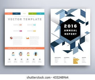 Abstract Background. Geometric Shapes and Frames for Presentation, Annual Reports, Flyers, Brochures, Leaflets, Posters, Business Cards and Document Cover Pages Design. A4 Title Sheet Template