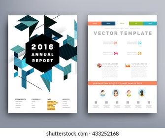 Abstract Background. Geometric Shapes and Frames for Presentation, Annual Reports, Flyers, Brochures, Leaflets, Posters, Business Cards and Document Cover Pages Design. A4 Title Sheet Template.