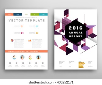 Abstract Background. Geometric Shapes and Frames for Presentation, Annual Reports, Flyers, Brochures, Leaflets, Posters, Business Cards and Document Cover Pages Design. A4 Title Sheet Template.