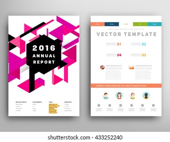 Abstract Background. Geometric Shapes and Frames for Presentation, Annual Reports, Flyers, Brochures, Leaflets, Posters, Business Cards and Document Cover Pages Design. A4 Title Sheet Template.