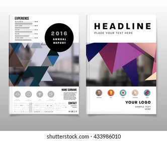 Abstract Background. Geometric Shapes and Frames for Presentation, Annual Reports, Flyers, Brochures, Leaflets, Posters, Business Cards and Document Cover Pages Design. A4 Title Sheet Template.