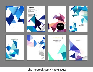 Abstract Background. Geometric Shapes and Frames for Presentation, Annual Reports, Flyers, Brochures, Leaflets, Posters, Business Cards and Document Cover Pages Design. A4 Title Sheet Template.