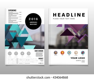 Abstract Background. Geometric Shapes and Frames for Presentation, Annual Reports, Flyers, Brochures, Leaflets, Posters, Business Cards and Document Cover Pages Design. A4 Title Sheet Template.