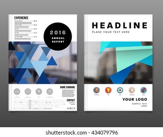 Abstract Background. Geometric Shapes and Frames for Presentation, Annual Reports, Flyers, Brochures, Leaflets, Posters, Business Cards and Document Cover Pages Design. A4 Title Sheet Template.