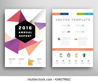 Abstract Background. Geometric Shapes and Frames for Presentation, Annual Reports, Flyers, Brochures, Leaflets, Posters, Business Cards and Document Cover Pages Design. A4 Title Sheet Template.