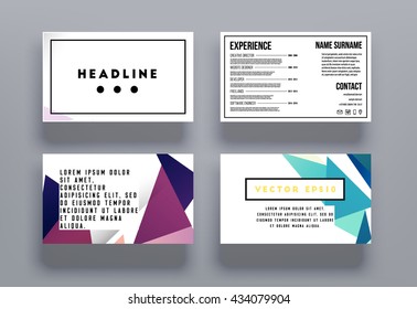 Abstract Background. Geometric Shapes and Frames for Presentation, Annual Reports, Flyers, Brochures, Leaflets, Posters, Business Cards and Document Cover Pages Design. A4 Title Sheet Template.