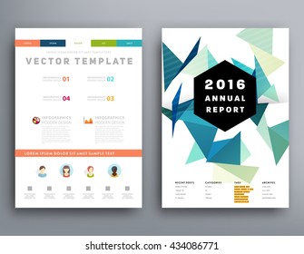 Abstract Background. Geometric Shapes and Frames for Presentation, Annual Reports, Flyers, Brochures, Leaflets, Posters, Business Cards and Document Cover Pages Design. A4 Title Sheet Template.