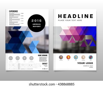 Abstract Background. Geometric Shapes and Frames for Presentation, Annual Reports, Flyers, Brochures, Leaflets, Posters, Business Cards and Document Cover Pages Design. A4 Title Sheet Template.