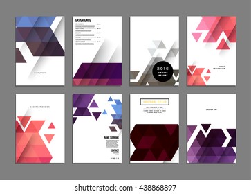 Abstract Background. Geometric Shapes and Frames for Presentation, Annual Reports, Flyers, Brochures, Leaflets, Posters, Business Cards and Document Cover Pages Design. A4 Title Sheet Template.