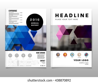 Abstract Background. Geometric Shapes and Frames for Presentation, Annual Reports, Flyers, Brochures, Leaflets, Posters, Business Cards and Document Cover Pages Design. A4 Title Sheet Template.