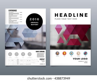 Abstract Background. Geometric Shapes and Frames for Presentation, Annual Reports, Flyers, Brochures, Leaflets, Posters, Business Cards and Document Cover Pages Design. A4 Title Sheet Template