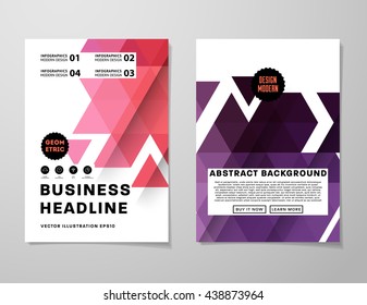 Abstract Background. Geometric Shapes and Frames for Presentation, Annual Reports, Flyers, Brochures, Leaflets, Posters, Business Cards and Document Cover Pages Design. A4 Title Sheet Template