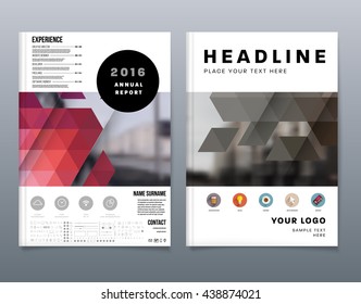 Abstract Background. Geometric Shapes and Frames for Presentation, Annual Reports, Flyers, Brochures, Leaflets, Posters, Business Cards and Document Cover Pages Design. A4 Title Sheet Template