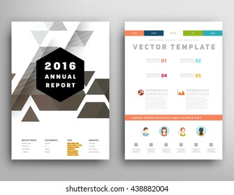 Abstract Background. Geometric Shapes and Frames for Presentation, Annual Reports, Flyers, Brochures, Leaflets, Posters, Business Cards and Document Cover Pages Design. A4 Title Sheet Template.
