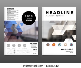 Abstract Background. Geometric Shapes and Frames for Presentation, Annual Reports, Flyers, Brochures, Leaflets, Posters, Business Cards and Document Cover Pages Design. A4 Title Sheet Template.