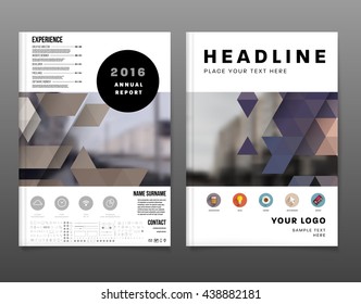 Abstract Background. Geometric Shapes and Frames for Presentation, Annual Reports, Flyers, Brochures, Leaflets, Posters, Business Cards and Document Cover Pages Design. A4 Title Sheet Template.