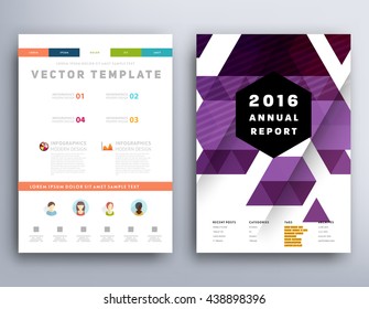 Abstract Background. Geometric Shapes and Frames for Presentation, Annual Reports, Flyers, Brochures, Leaflets, Posters, Business Cards and Document Cover Pages Design. A4 Title Sheet Template.