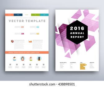 Abstract Background. Geometric Shapes and Frames for Presentation, Annual Reports, Flyers, Brochures, Leaflets, Posters, Business Cards and Document Cover Pages Design. A4 Title Sheet Template.