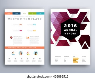 Abstract Background. Geometric Shapes and Frames for Presentation, Annual Reports, Flyers, Brochures, Leaflets, Posters, Business Cards and Document Cover Pages Design. A4 Title Sheet Template.
