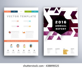 Abstract Background. Geometric Shapes and Frames for Presentation, Annual Reports, Flyers, Brochures, Leaflets, Posters, Business Cards and Document Cover Pages Design. A4 Title Sheet Template.