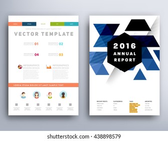 Abstract Background. Geometric Shapes and Frames for Presentation, Annual Reports, Flyers, Brochures, Leaflets, Posters, Business Cards and Document Cover Pages Design. A4 Title Sheet Template.