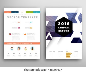 Abstract Background. Geometric Shapes and Frames for Presentation, Annual Reports, Flyers, Brochures, Leaflets, Posters, Business Cards and Document Cover Pages Design. A4 Title Sheet Template