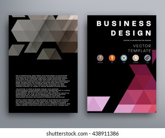 Resumo do histórico. Formas e Quadros Geométricos para Apresentação, Relatórios Anuais, Panfletos, Brochuras, Folhetos, Pôsteres, Cartões de Visita e Projeto de Folhas de Capa de Documentos. Modelo de Folha de Título A4