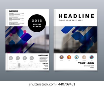 Abstract Background. Geometric Shapes and Frames for Presentation, Annual Reports, Flyers, Brochures, Leaflets, Posters, Business Cards and Document Cover Pages Design. A4 Title Sheet Template