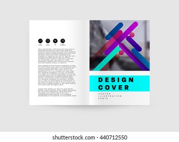 Abstract Background. Geometric Shapes and Frames for Presentation, Annual Reports, Flyers, Brochures, Leaflets, Posters, Business Cards and Document Cover Pages Design. A4 Title Sheet Template