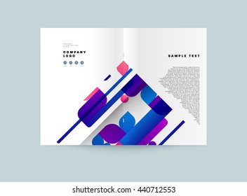 Abstract Background. Geometric Shapes and Frames for Presentation, Annual Reports, Flyers, Brochures, Leaflets, Posters, Business Cards and Document Cover Pages Design. A4 Title Sheet Template