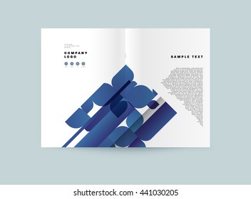 Abstract Background. Geometric Shapes and Frames for Presentation, Annual Reports, Flyers, Brochures, Leaflets, Posters, Business Cards and Document Cover Pages Design. A4 Title Sheet Template