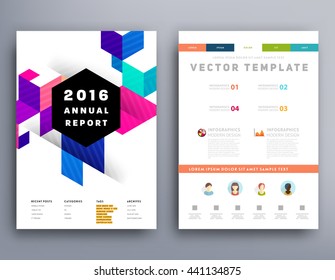 Abstract Background. Geometric Shapes and Frames for Presentation, Annual Reports, Flyers, Brochures, Leaflets, Posters, Business Cards and Document Cover Pages Design. A4 Title Sheet Template