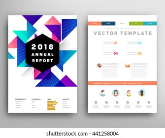 Abstract Background. Geometric Shapes and Frames for Presentation, Annual Reports, Flyers, Brochures, Leaflets, Posters, Business Cards and Document Cover Pages Design. A4 Title Sheet Template