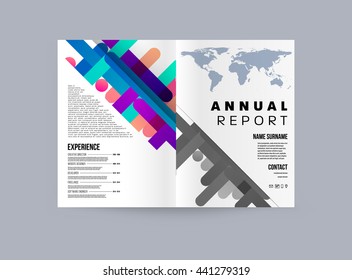 Abstrakter Hintergrund. Geometrische Formen und Rahmen für die Präsentation, Jahresberichte, Flyer, Broschüren, Faltblätter, Poster, Visitenkarten und DokumentTitelseiten. A4-Titelblatt-Vorlage