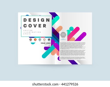 Abstract Background. Geometric Shapes and Frames for Presentation, Annual Reports, Flyers, Brochures, Leaflets, Posters, Business Cards and Document Cover Pages Design. A4 Title Sheet Template
