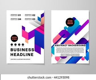 Abstract Background. Geometric Shapes and Frames for Presentation, Annual Reports, Flyers, Brochures, Leaflets, Posters, Business Cards and Document Cover Pages Design. A4 Title Sheet Template