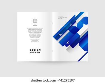 Abstract Background. Geometric Shapes and Frames for Presentation, Annual Reports, Flyers, Brochures, Leaflets, Posters, Business Cards and Document Cover Pages Design. A4 Title Sheet Template