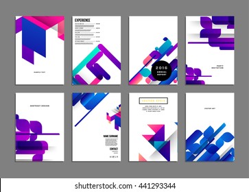 Abstract Background. Geometric Shapes and Frames for Presentation, Annual Reports, Flyers, Brochures, Leaflets, Posters, Business Cards and Document Cover Pages Design. A4 Title Sheet Template