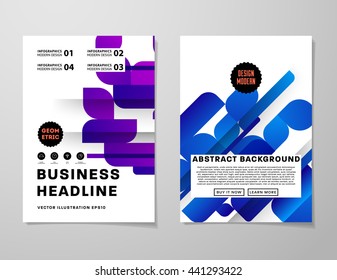 Abstract Background. Geometric Shapes and Frames for Presentation, Annual Reports, Flyers, Brochures, Leaflets, Posters, Business Cards and Document Cover Pages Design. A4 Title Sheet Template