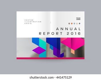 Abstract Background. Geometric Shapes and Frames for Presentation, Annual Reports, Flyers, Brochures, Leaflets, Posters, Business Cards and Document Cover Pages Design. A4 Title Sheet Template