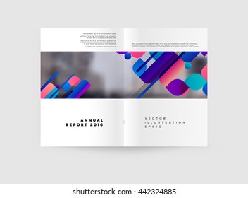 Abstract Background. Geometric Shapes and Frames for Presentation, Annual Reports, Flyers, Brochures, Leaflets, Posters, Business Cards and Document Cover Pages Design. A4 Title Sheet Template