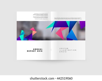 Abstract Background. Geometric Shapes and Frames for Presentation, Annual Reports, Flyers, Brochures, Leaflets, Posters, Business Cards and Document Cover Pages Design. A4 Title Sheet Template