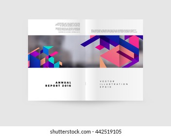 Abstract Background. Geometric Shapes and Frames for Presentation, Annual Reports, Flyers, Brochures, Leaflets, Posters, Business Cards and Document Cover Pages Design. A4 Title Sheet Template