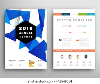 Abstract Background. Geometric Shapes and Frames for Presentation, Annual Reports, Flyers, Brochures, Leaflets, Posters, Business Cards and Document Cover Pages Design. A4 Title Sheet Template