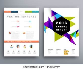 Abstract Background. Geometric Shapes and Frames for Presentation, Annual Reports, Flyers, Brochures, Leaflets, Posters, Business Cards and Document Cover Pages Design. A4 Title Sheet Template