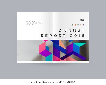 Abstract Background. Geometric Shapes and Frames for Presentation, Annual Reports, Flyers, Brochures, Leaflets, Posters, Business Cards and Document Cover Pages Design. A4 Title Sheet Template