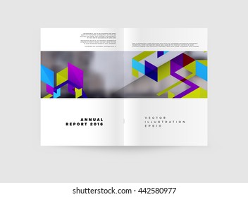 Abstract Background. Geometric Shapes and Frames for Presentation, Annual Reports, Flyers, Brochures, Leaflets, Posters, Business Cards and Document Cover Pages Design. A4 Title Sheet Template