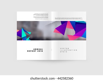 Abstract Background. Geometric Shapes and Frames for Presentation, Annual Reports, Flyers, Brochures, Leaflets, Posters, Business Cards and Document Cover Pages Design. A4 Title Sheet Template