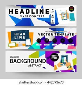 Abstract Background. Geometric Shapes and Frames for Presentation, Annual Reports, Flyers, Brochures, Leaflets, Posters, Business Cards and Document Cover Pages Design. A4 Title Sheet Template