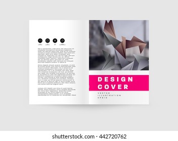 Resumo do histórico. Formas e Quadros Geométricos para Apresentação, Relatórios Anuais, Panfletos, Brochuras, Folhetos, Pôsteres, Cartões de Visita e Projeto de Folhas de Capa de Documentos. Modelo de Folha de Título A4